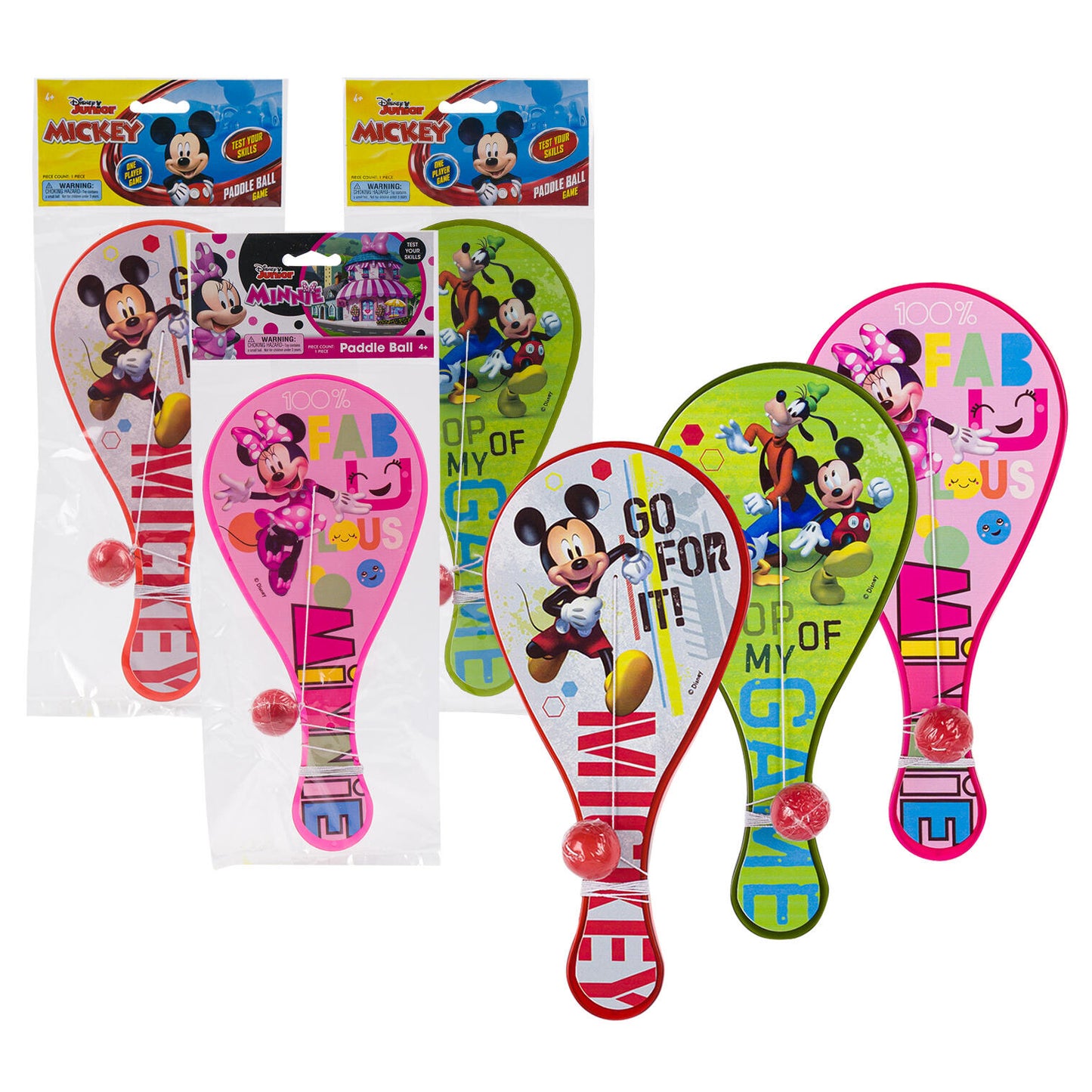 DISNEY ,14"PADDLE BALL