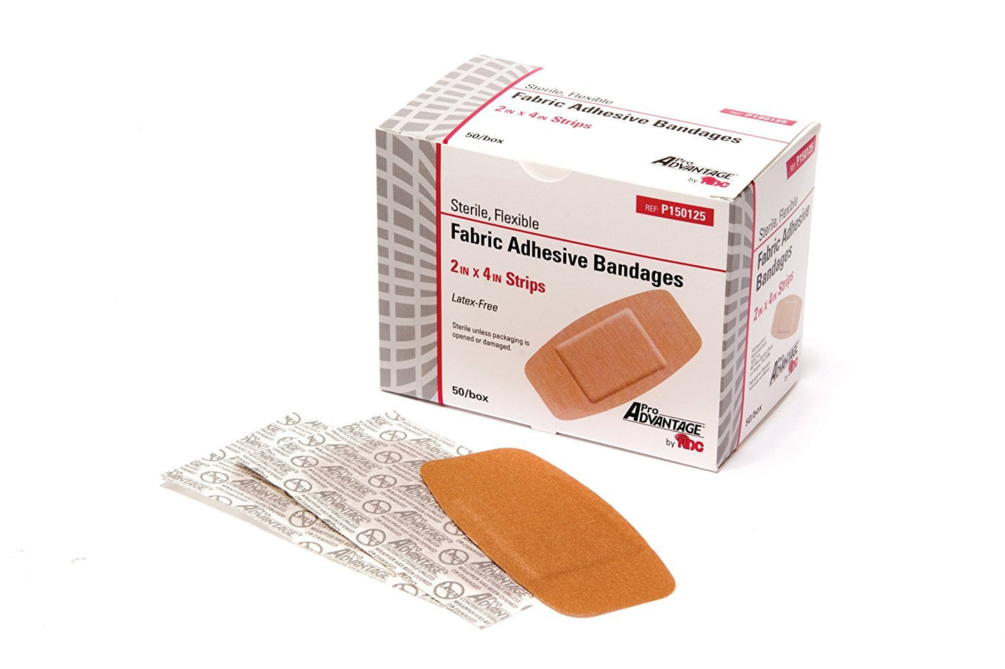 Flexible Large Adhesive Bandages 2" x 4" (Pack of 50)
