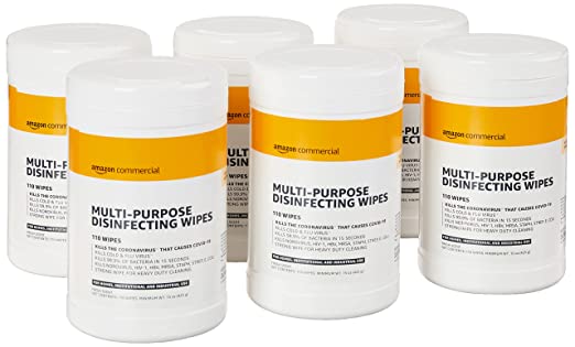 Disinfecting Wipes, 110 Count, 6 Pack (660 Total Wipes)