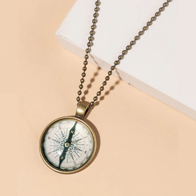 Vintage Compass Necklace