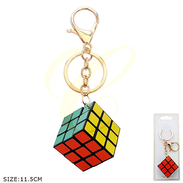 Square Magic Cube Keychain