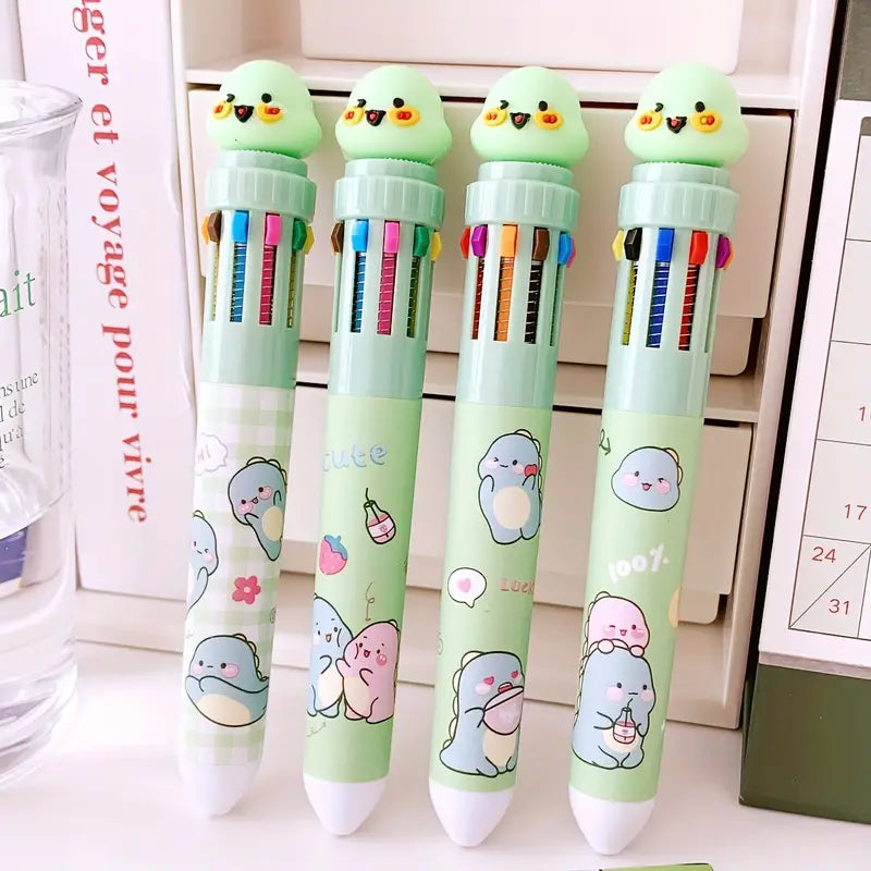 Dinosaur 10 Color Pen Set