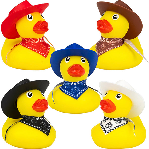 Ducks w/Cowboy Hats and Bandana