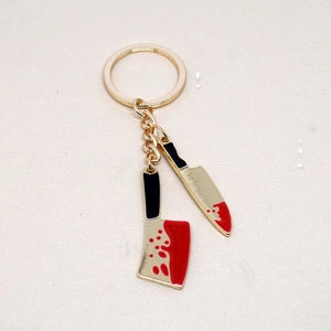 Knife Halloween Keychain