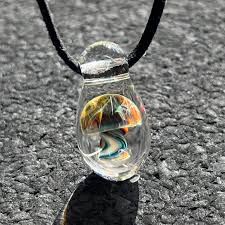 Glass Art Necklace